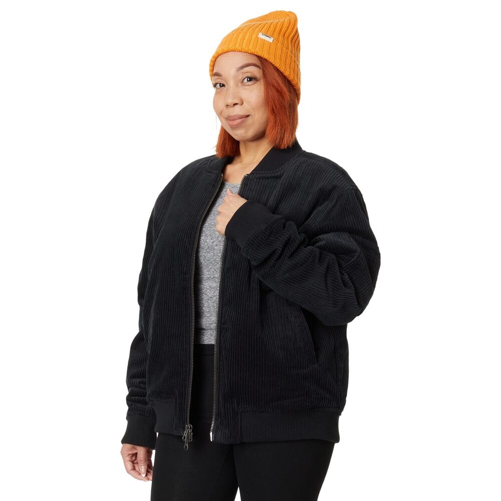 LABEL Go-To Corduroy Bomber Black MD